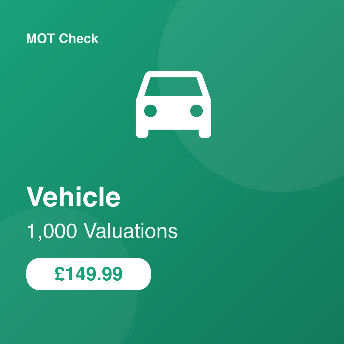 1000 Vehicle Valuations
