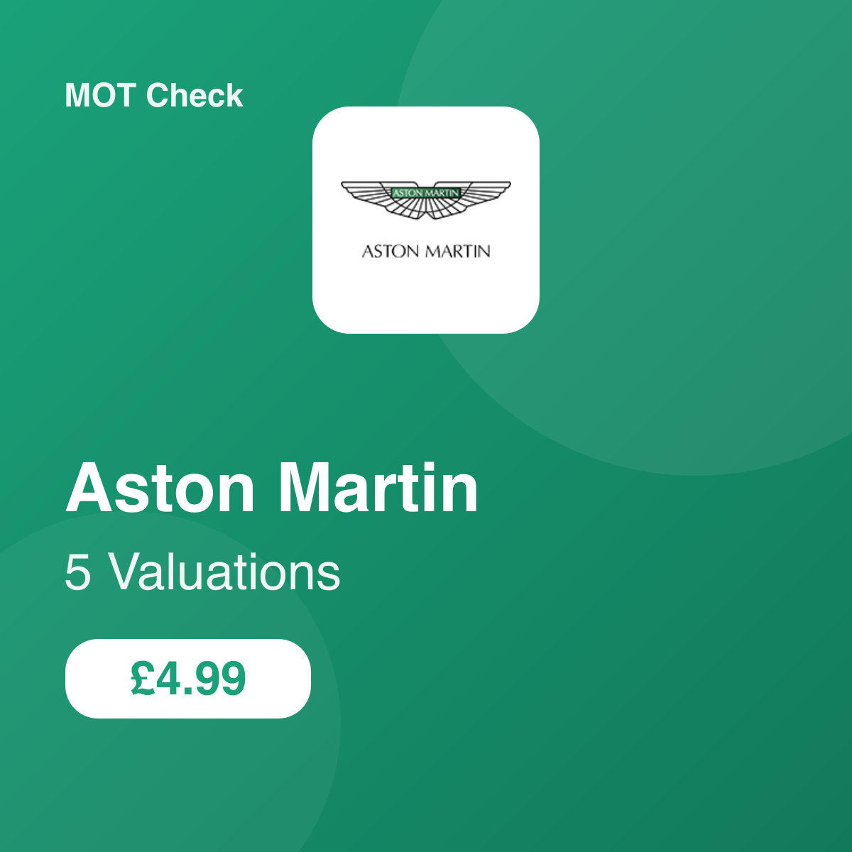 5 Aston Martin Valuation