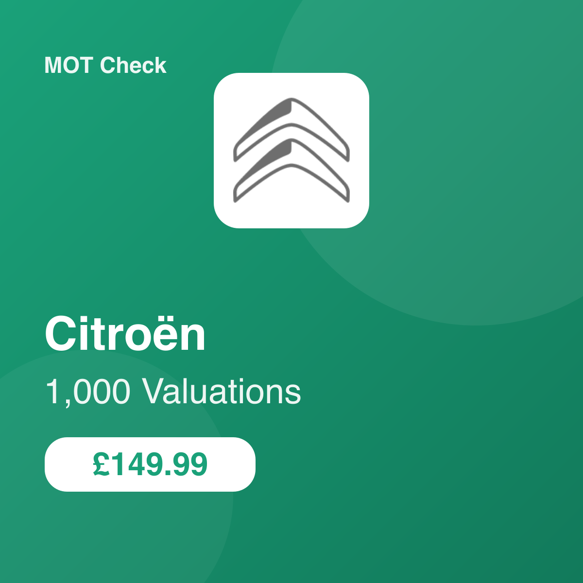 1000 Citroën Valuations