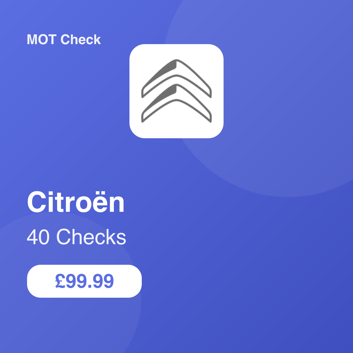 40 Citroën Checks