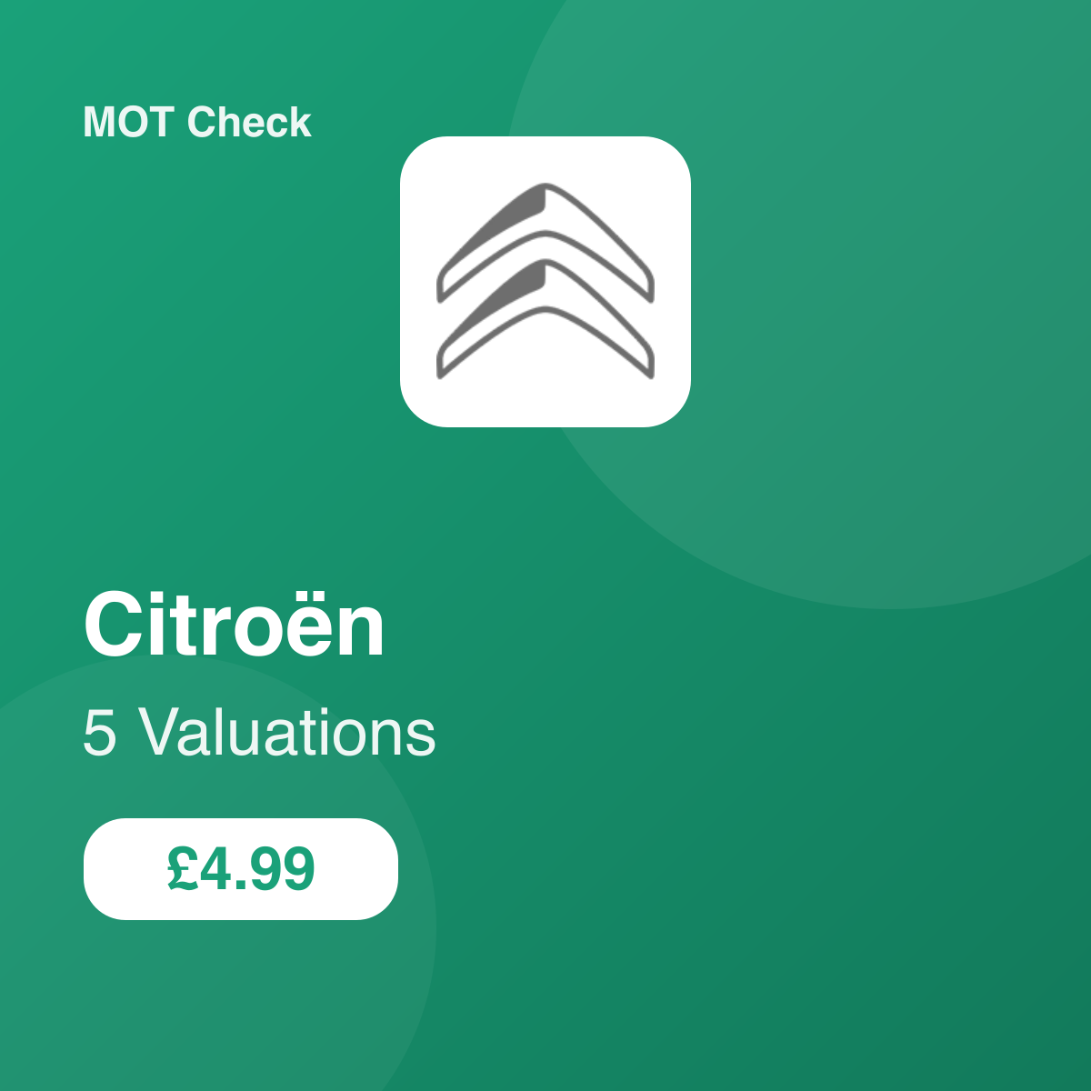 5 Citroën Valuation