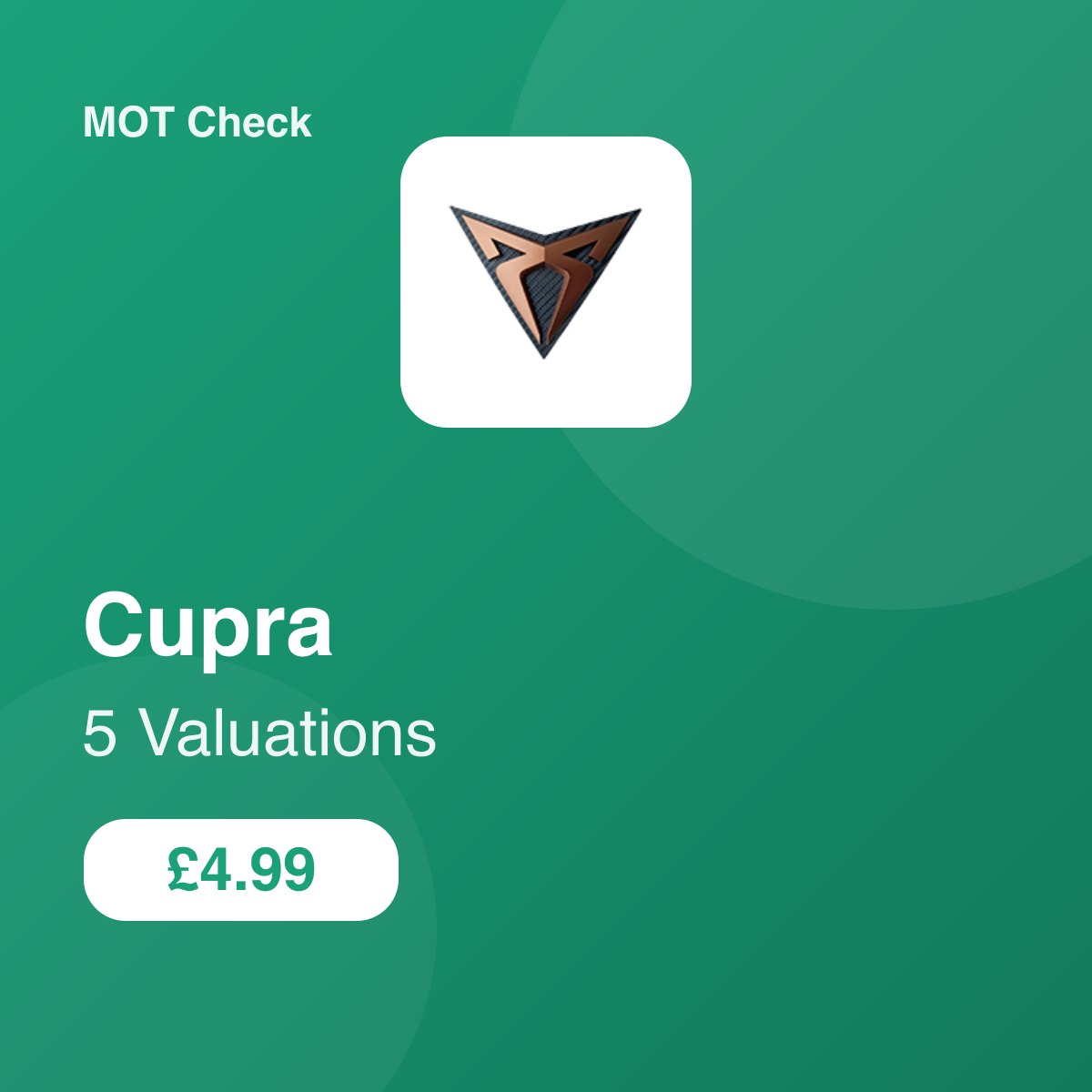 5 Cupra Valuation