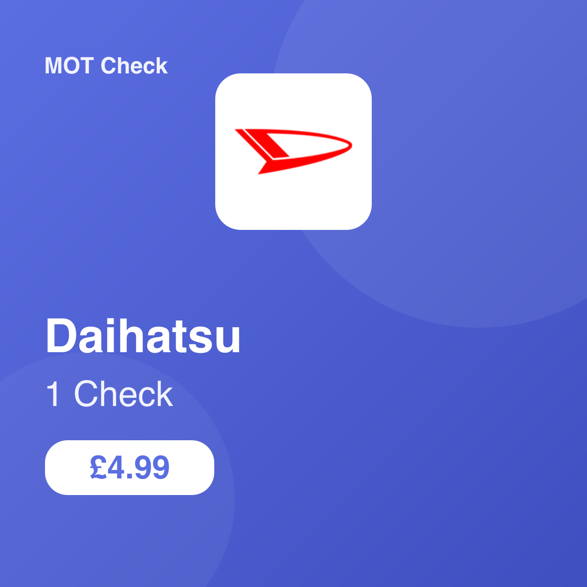 1 Daihatsu Check