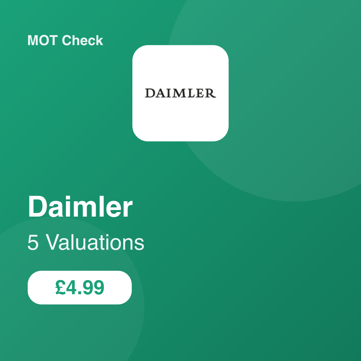 5 Daimler Valuation
