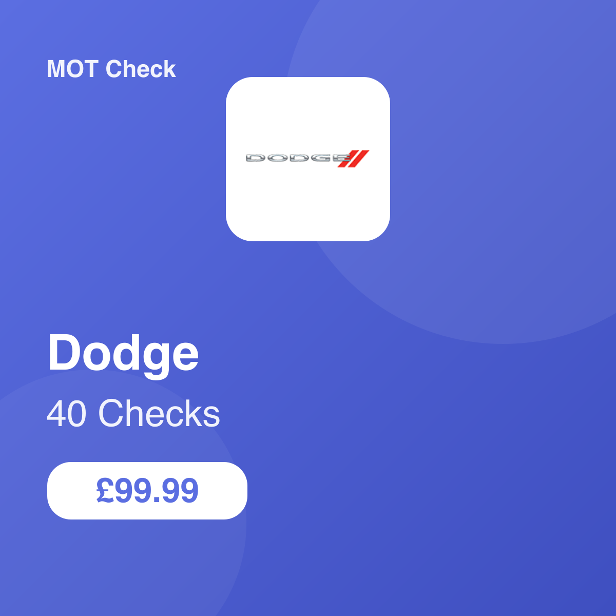 40 Dodge Checks