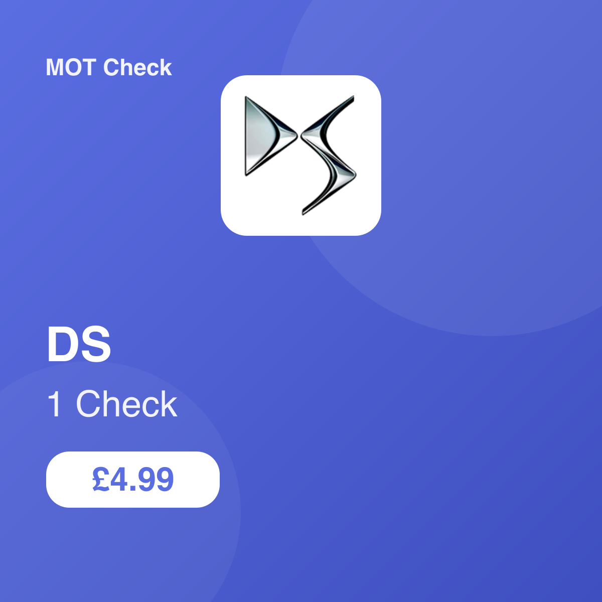 1 DS Check