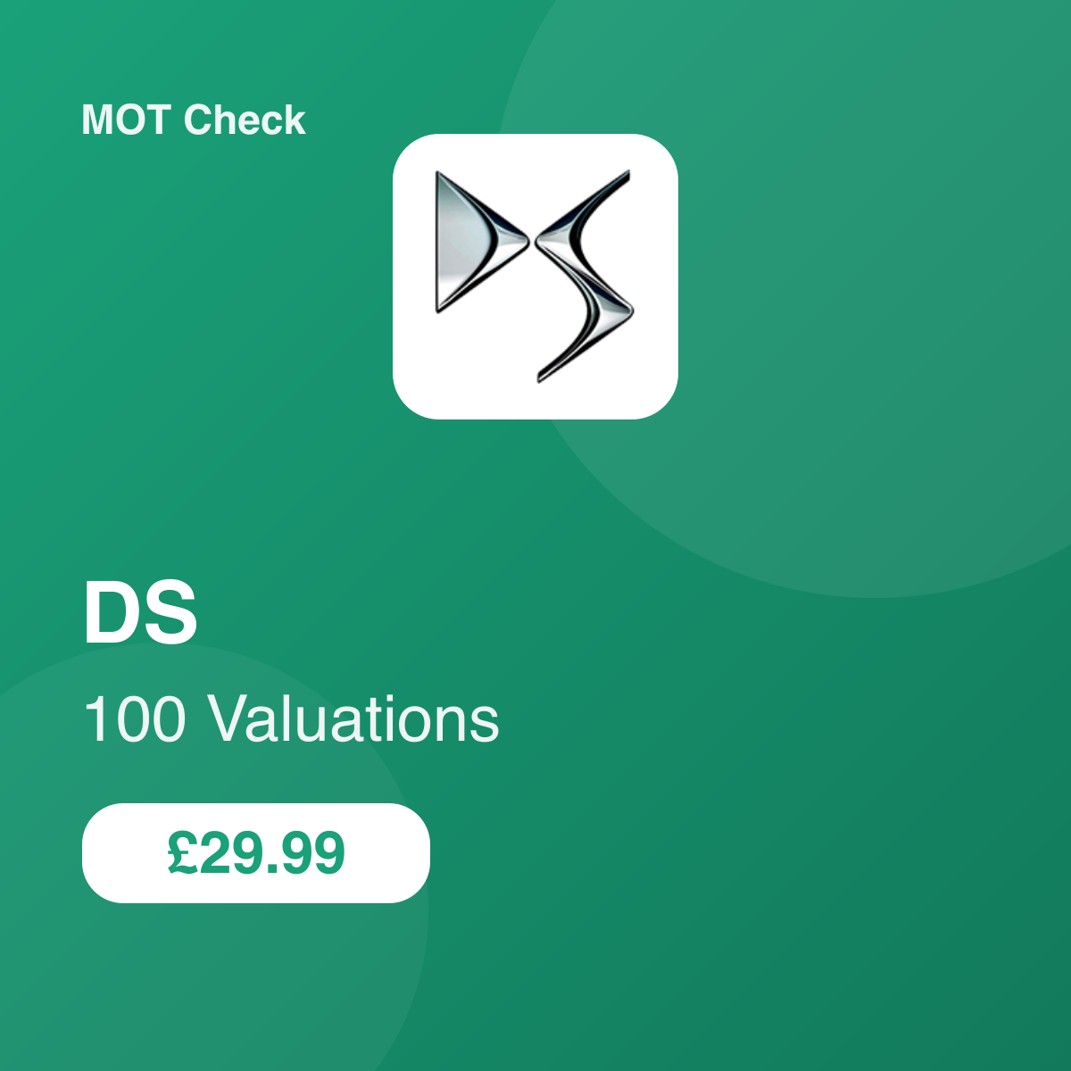 100 DS Valuations