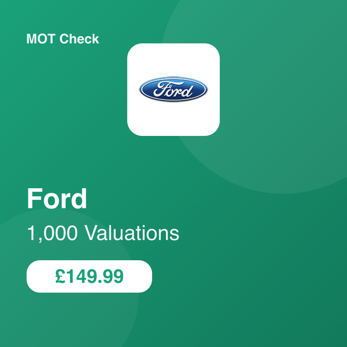 1000 Ford Valuations