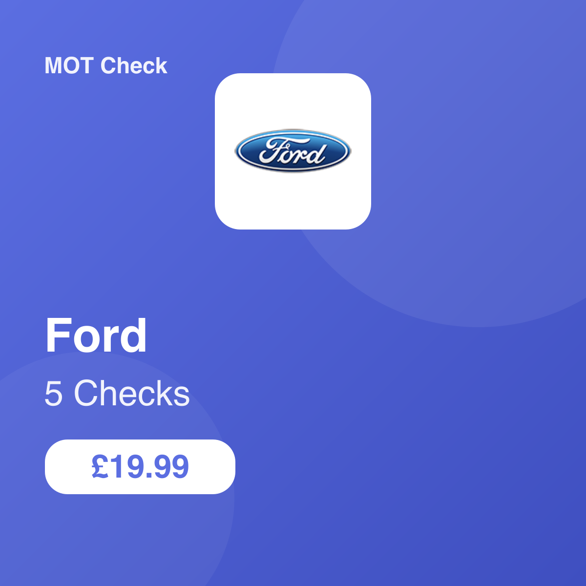 5 Ford Checks