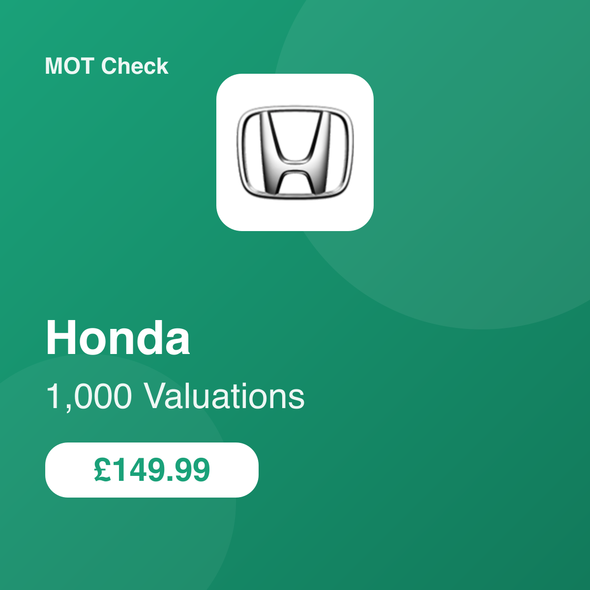 1000 Honda Valuations