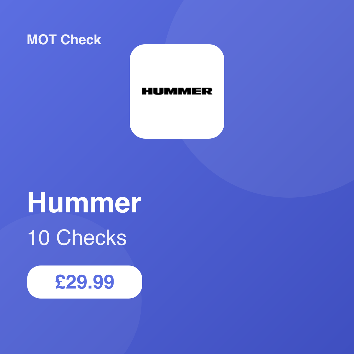 10 Hummer Checks