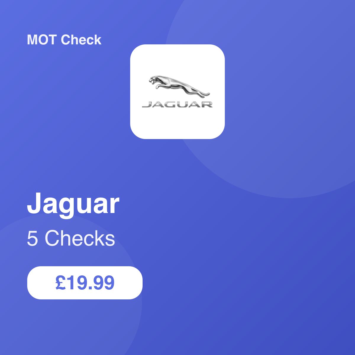 5 Jaguar Checks