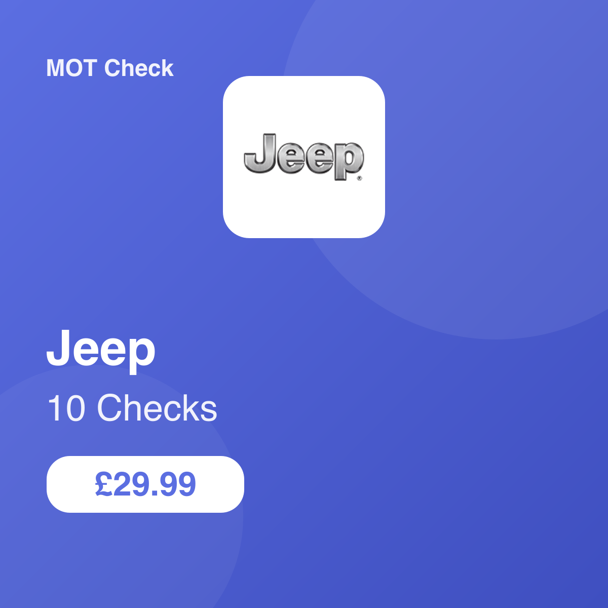 10 Jeep Checks