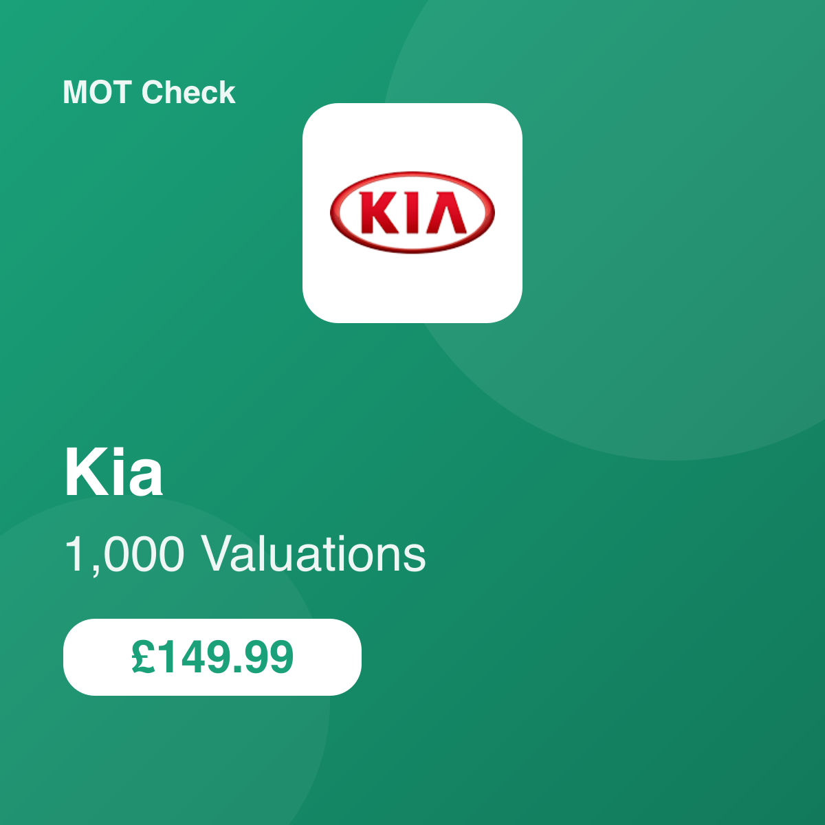 1000 Kia Valuations