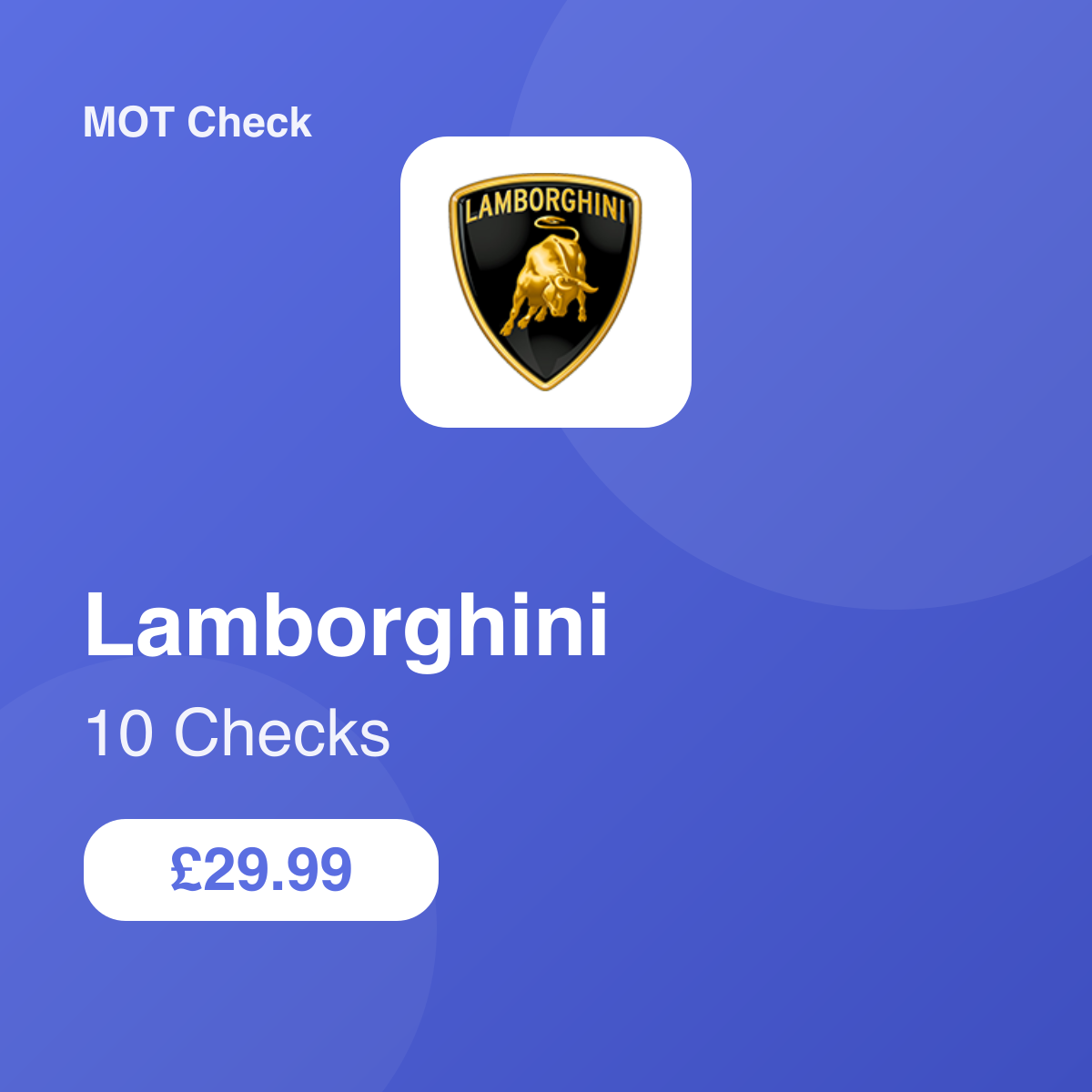 10 Lamborghini Checks