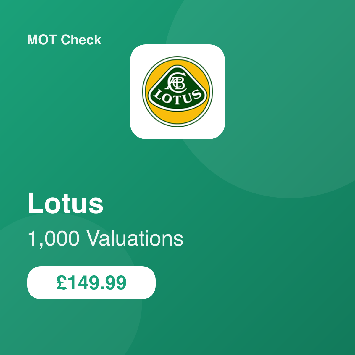 1000 Lotus Valuations