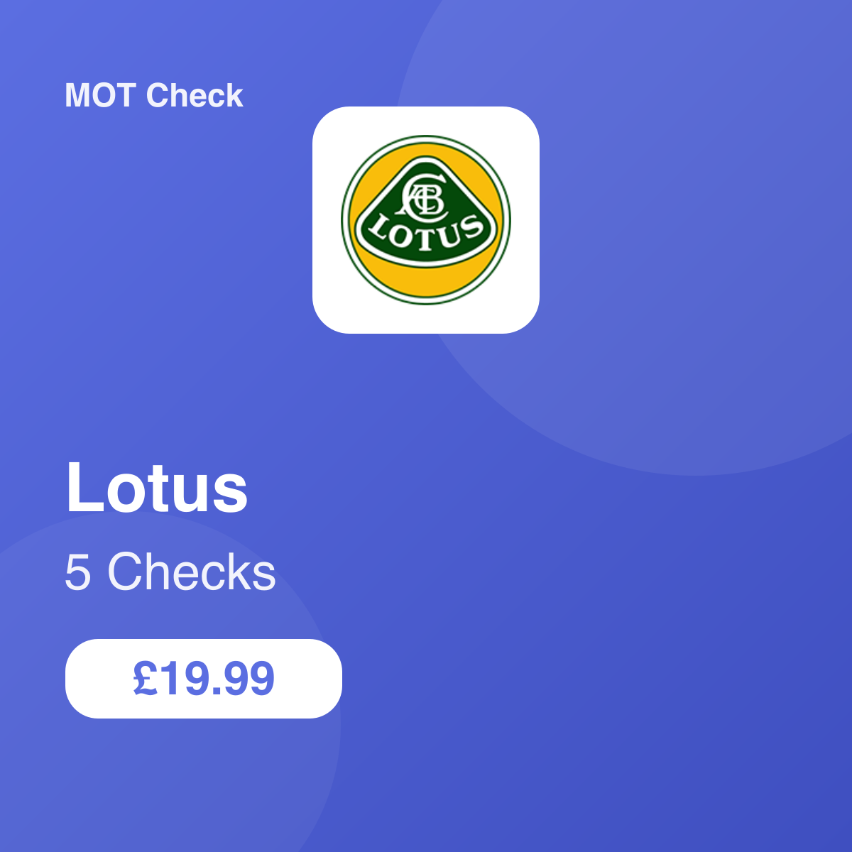 5 Lotus Checks
