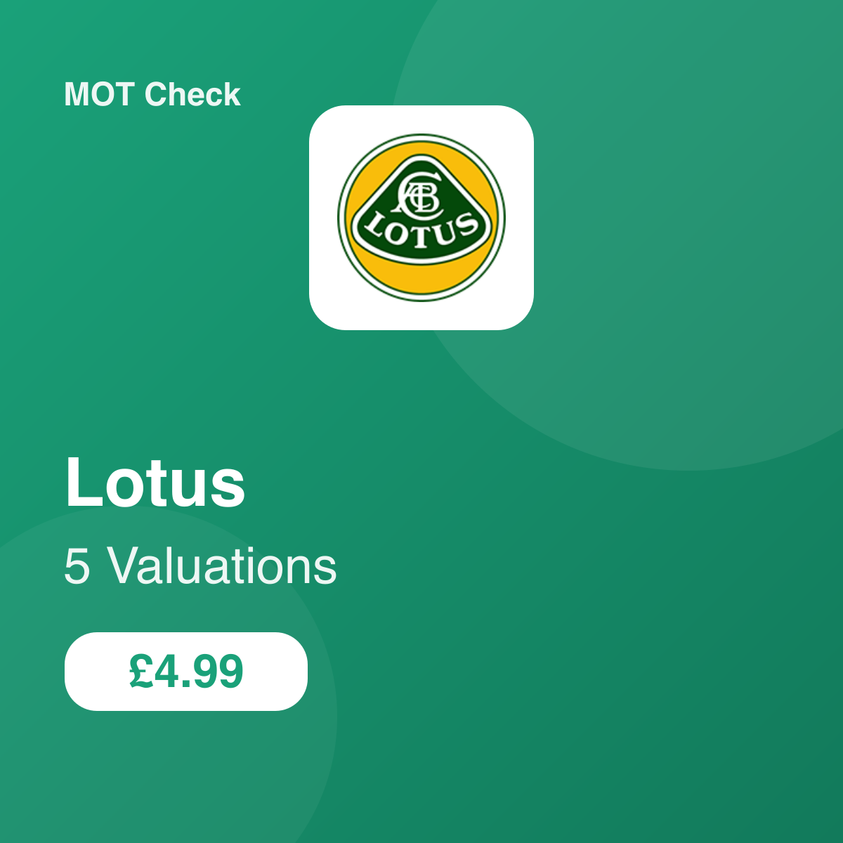 5 Lotus Valuation