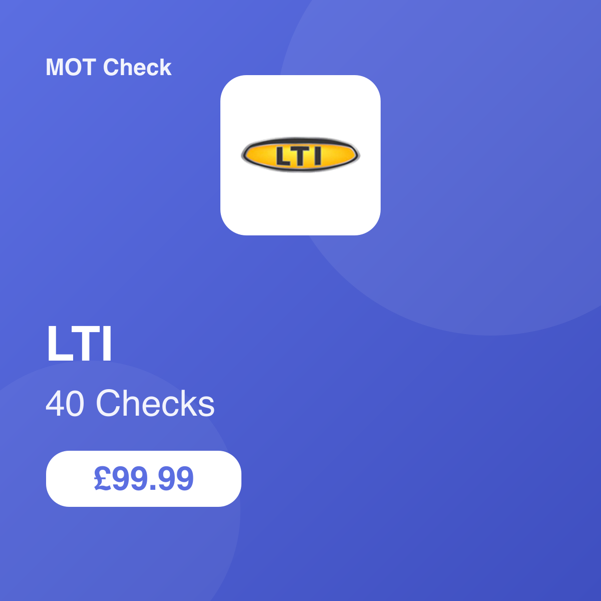 40 LTI Checks