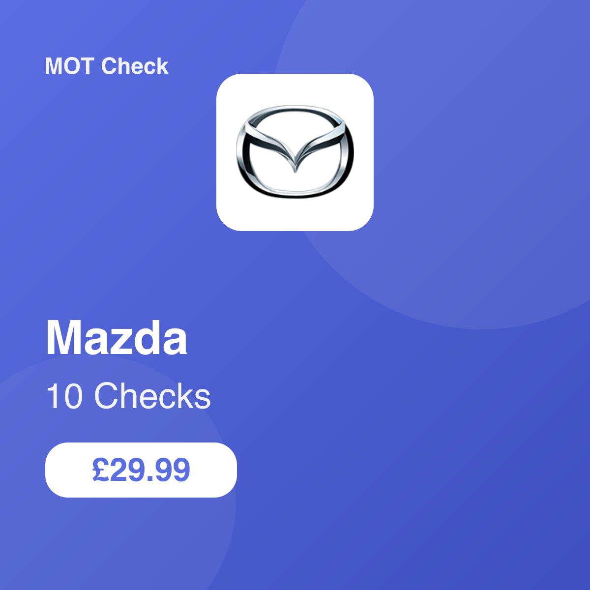 10 Mazda Checks