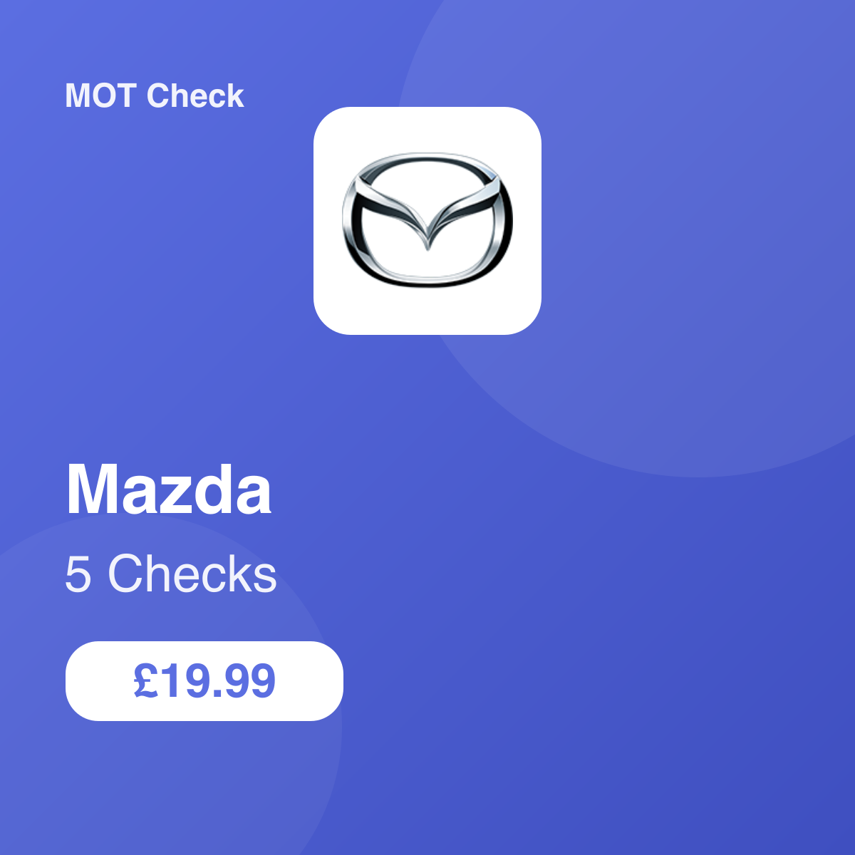 5 Mazda Checks