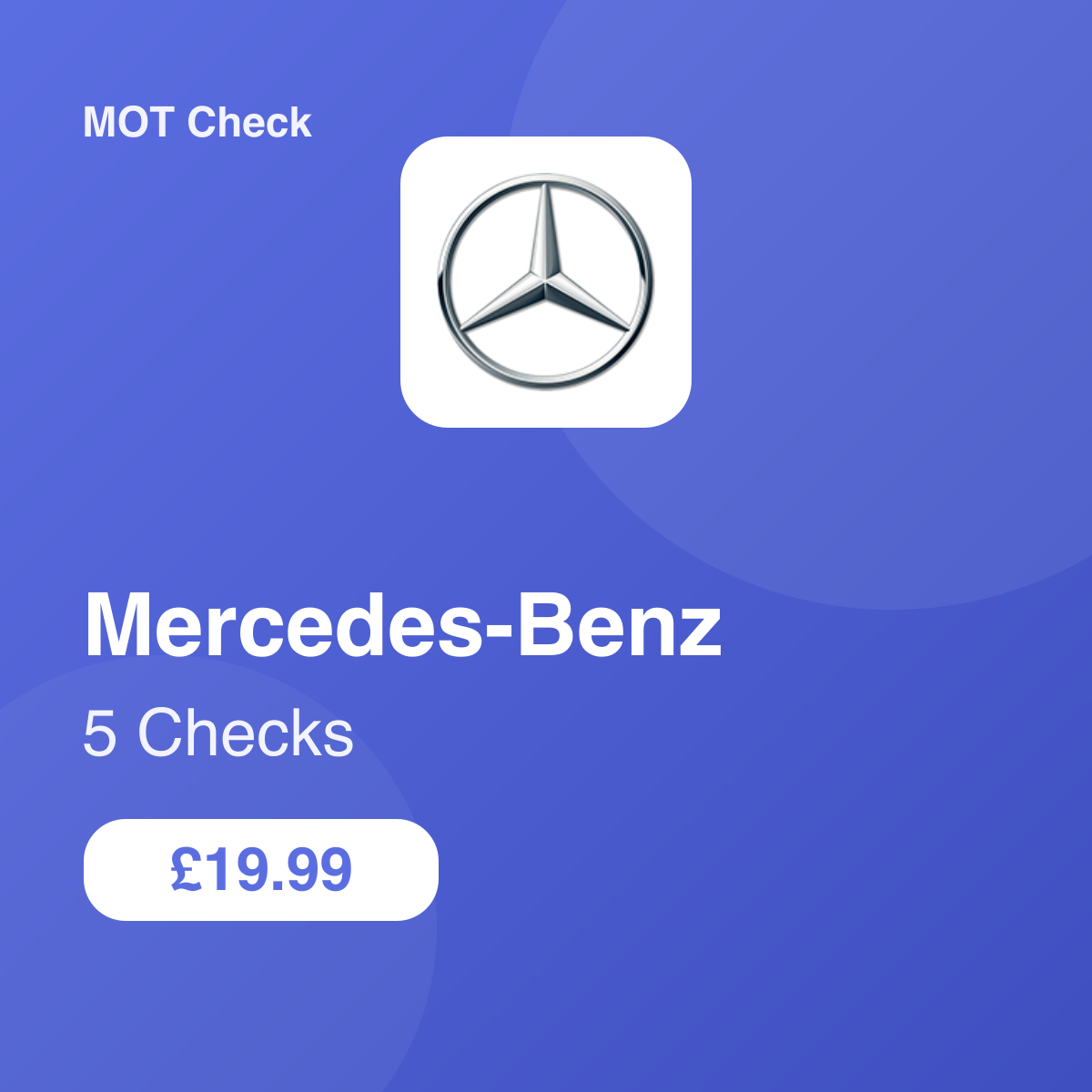 5 Mercedes-Benz Checks