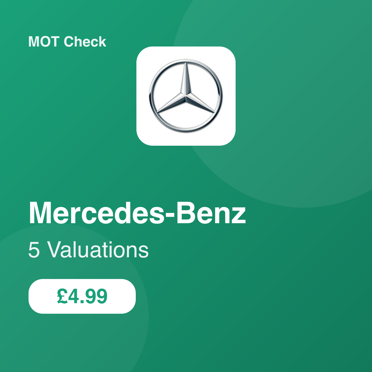 5 Mercedes-Benz Valuation