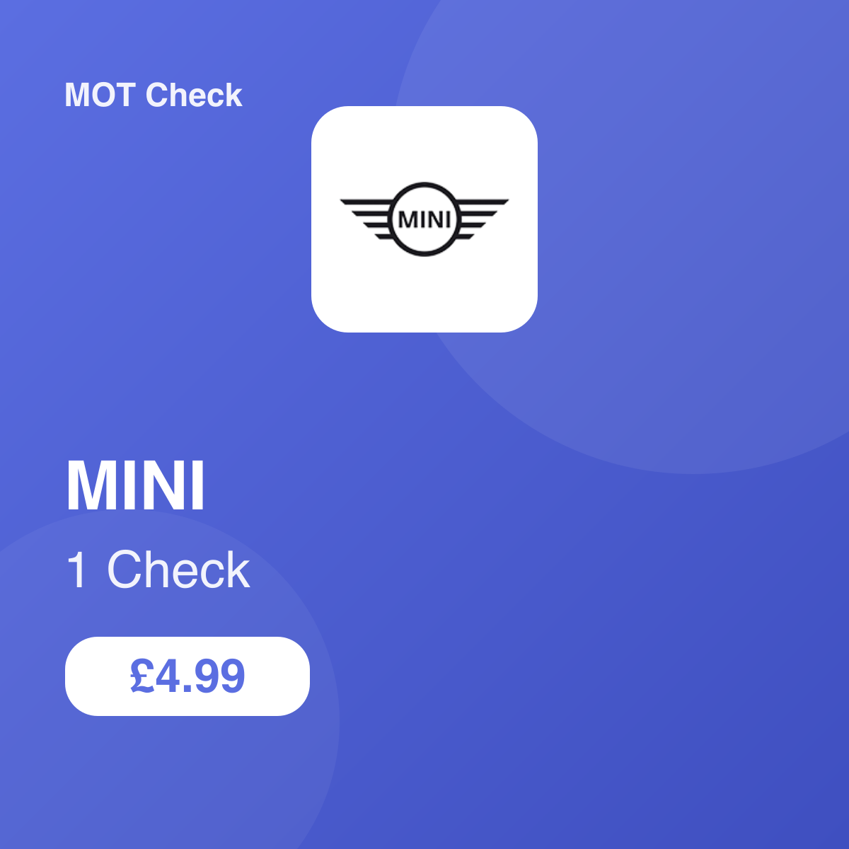 1 MINI Check