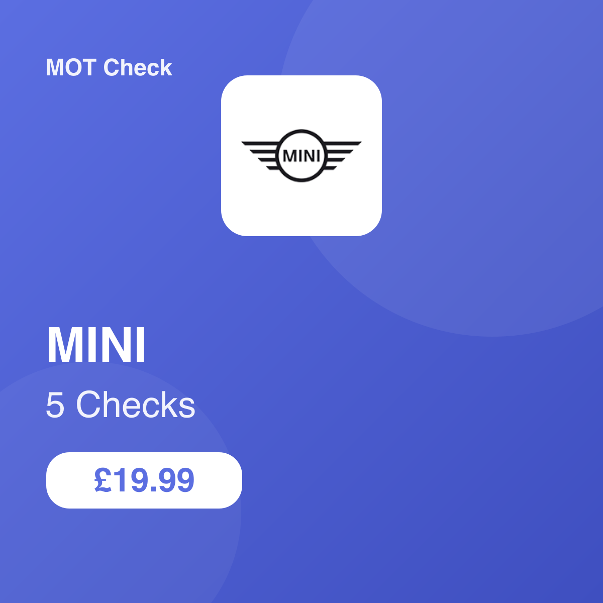 5 MINI Checks