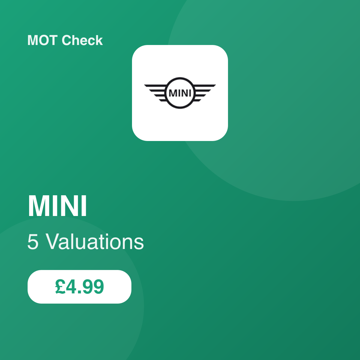 5 MINI Valuation
