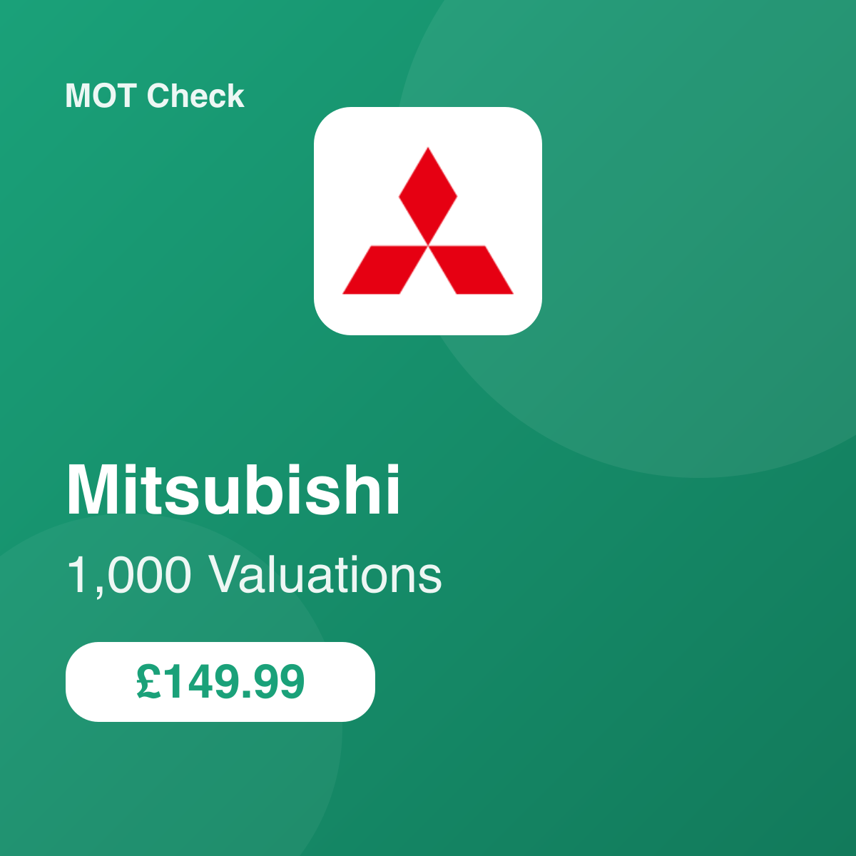 1000 Mitsubishi Valuations