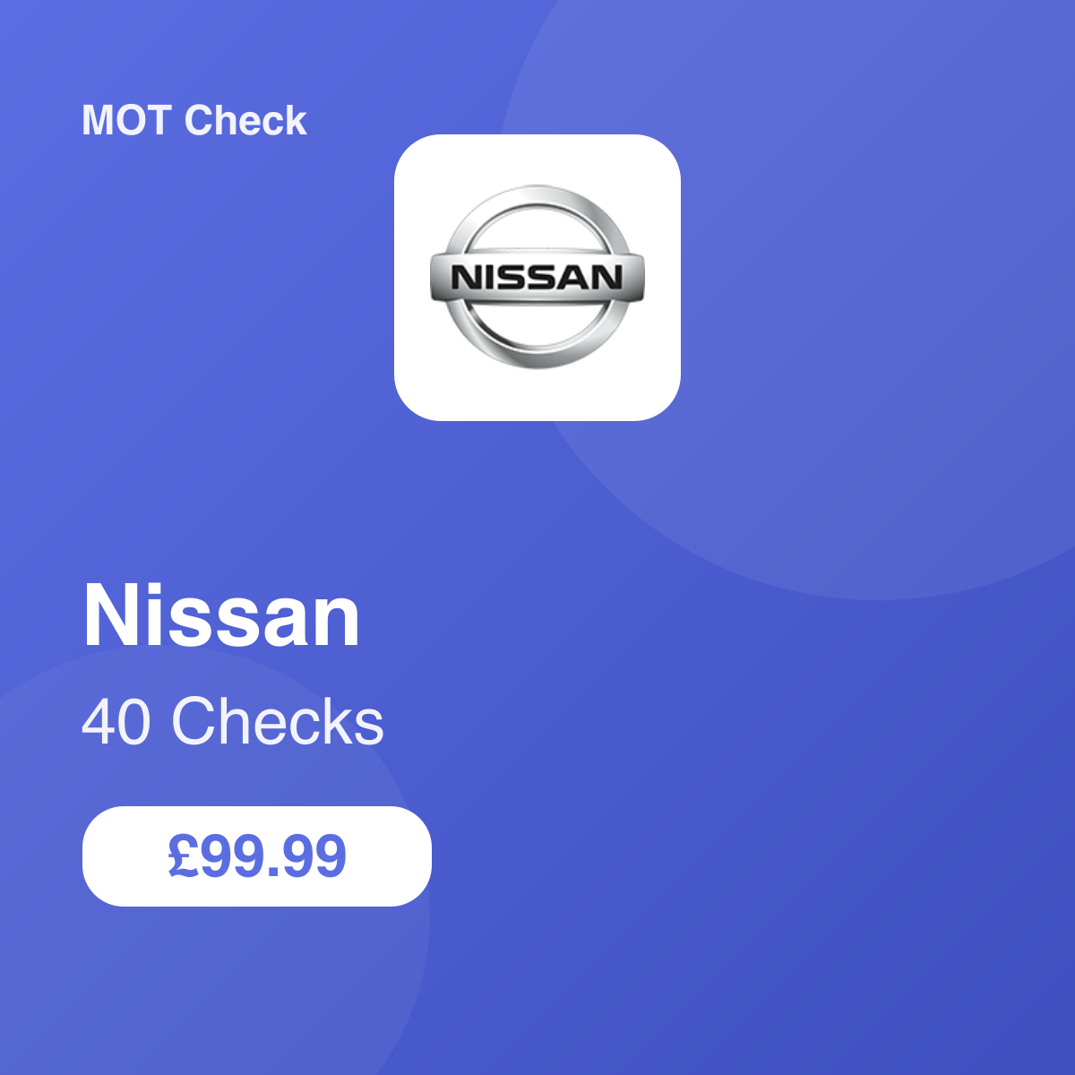 40 Nissan Checks