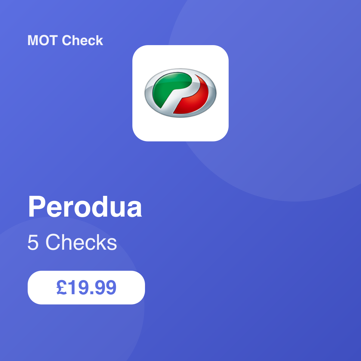 5 Perodua Checks