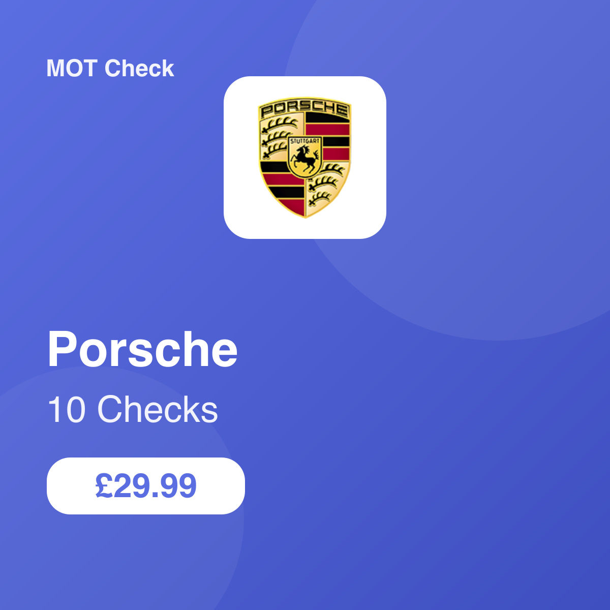10 Porsche Checks