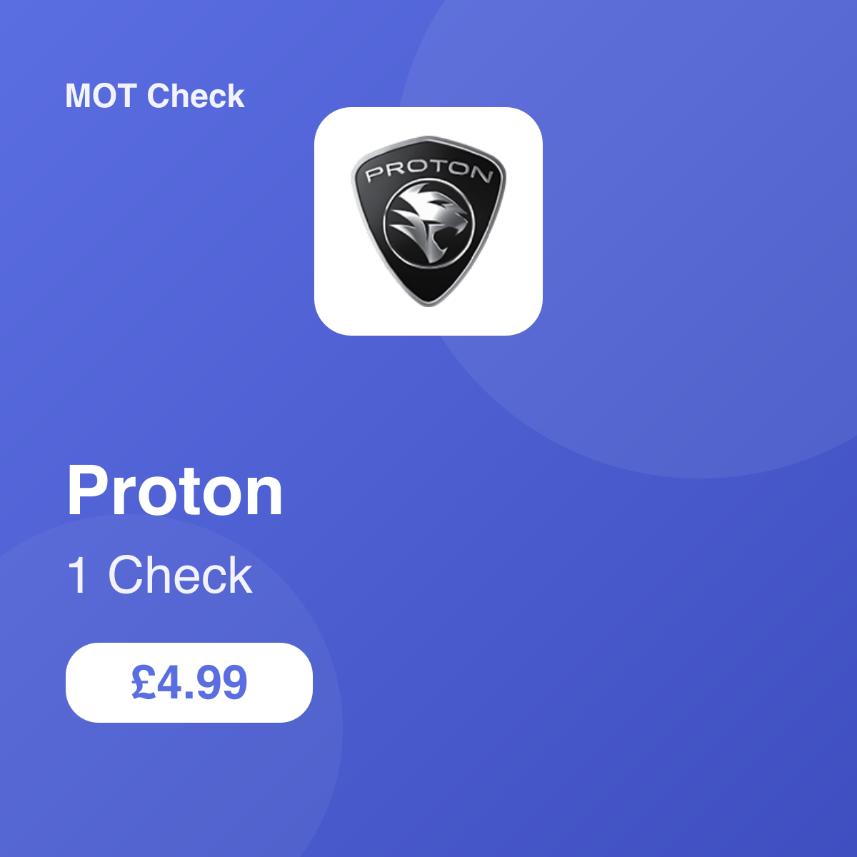1 Proton Check