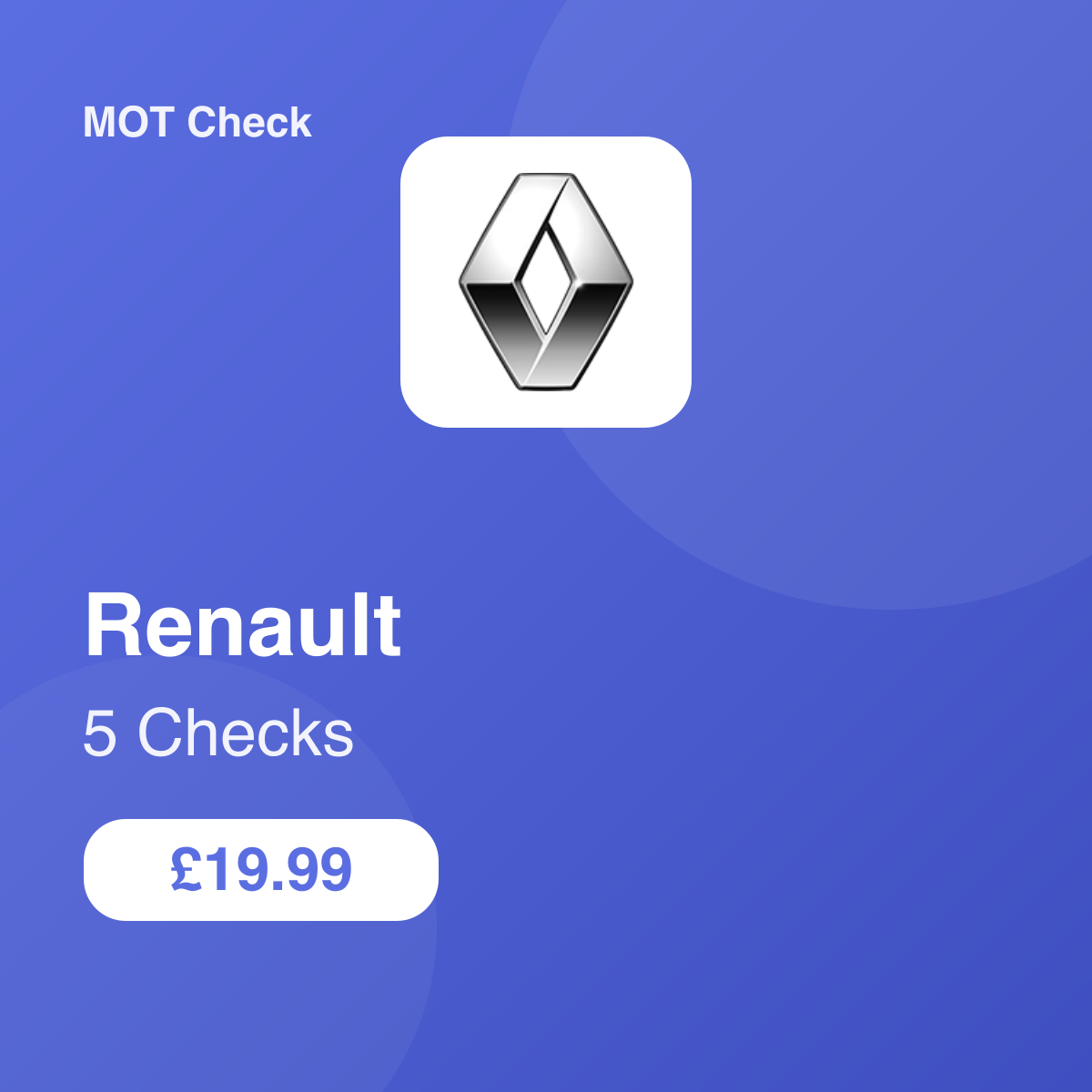 5 Renault Checks