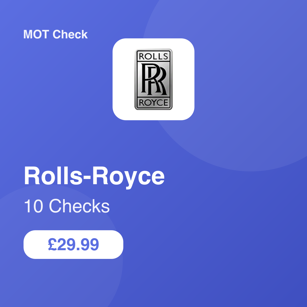 10 Rolls-Royce Checks