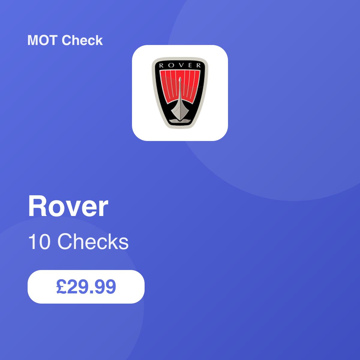 10 Rover Checks