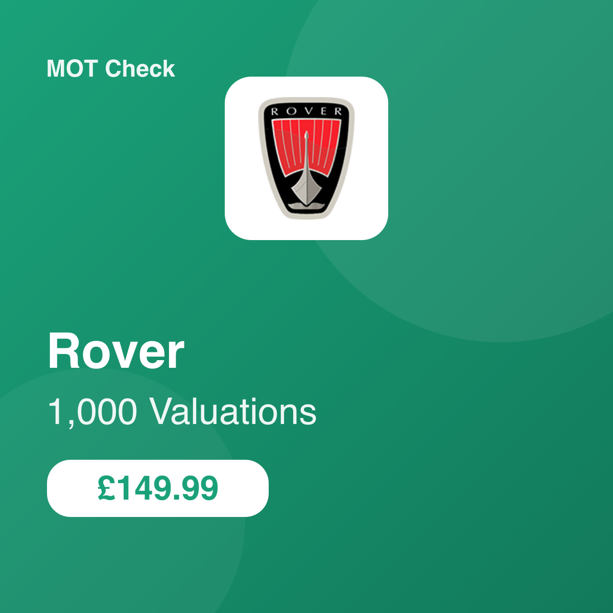 1000 Rover Valuations