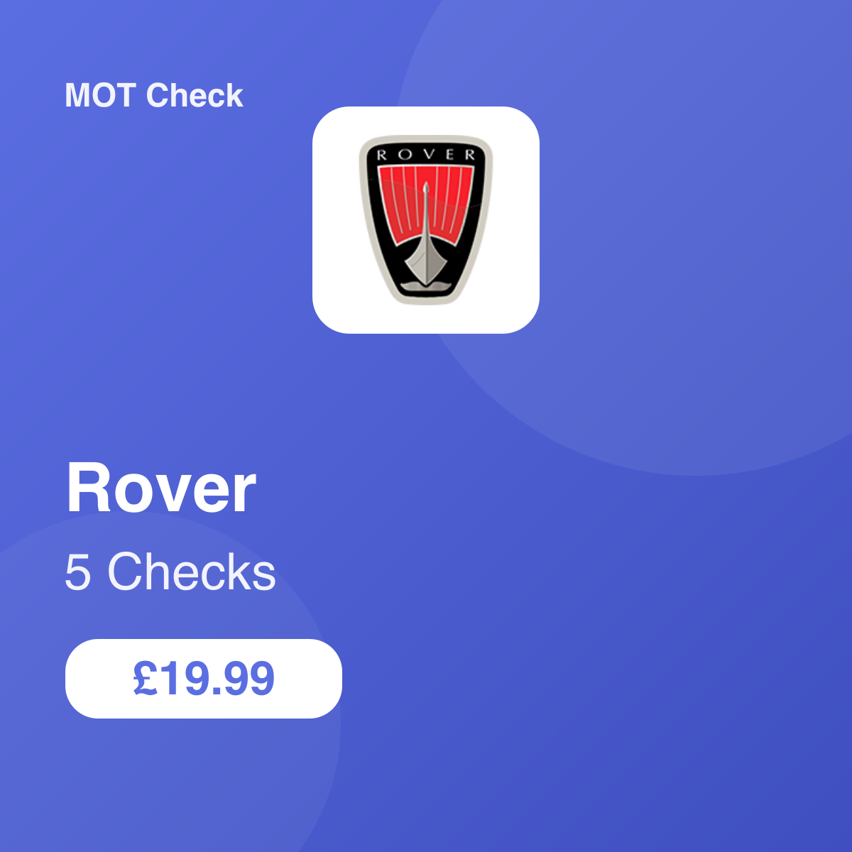 5 Rover Checks