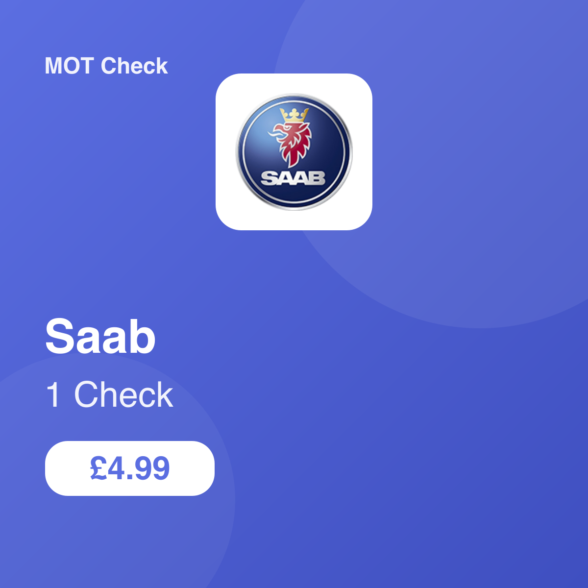 1 Saab Check