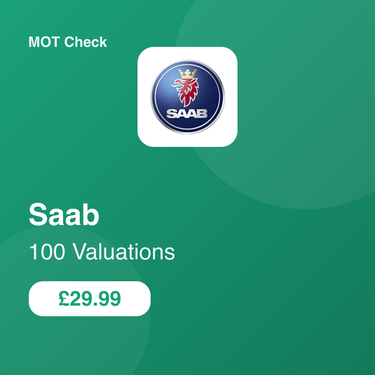 100 Saab Valuations