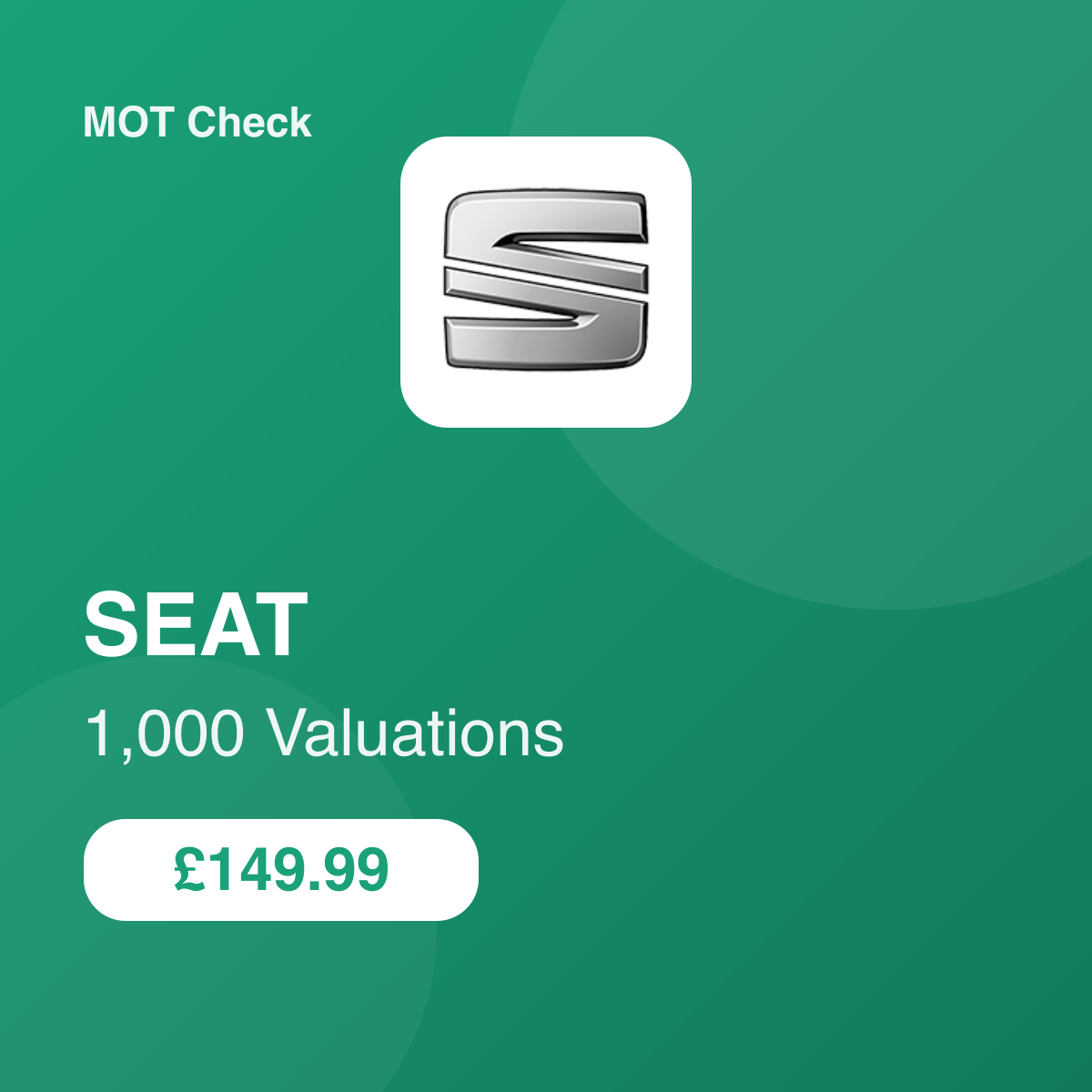 1000 SEAT Valuations