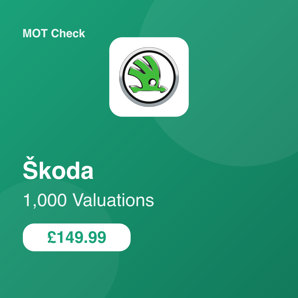 1000 Škoda Valuations