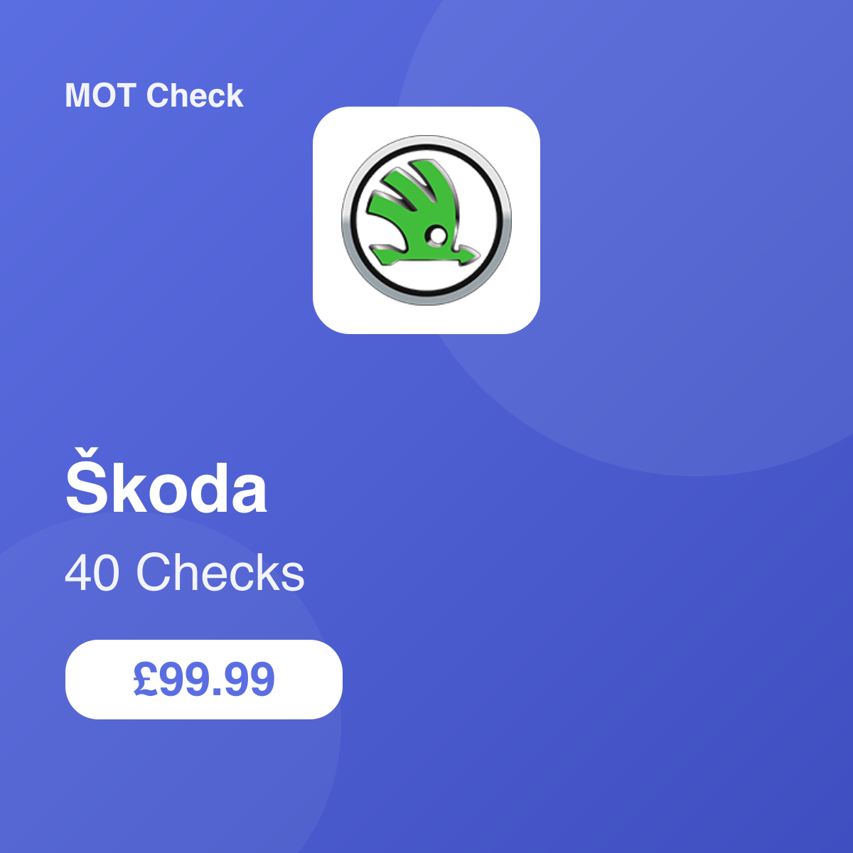 40 Škoda Checks