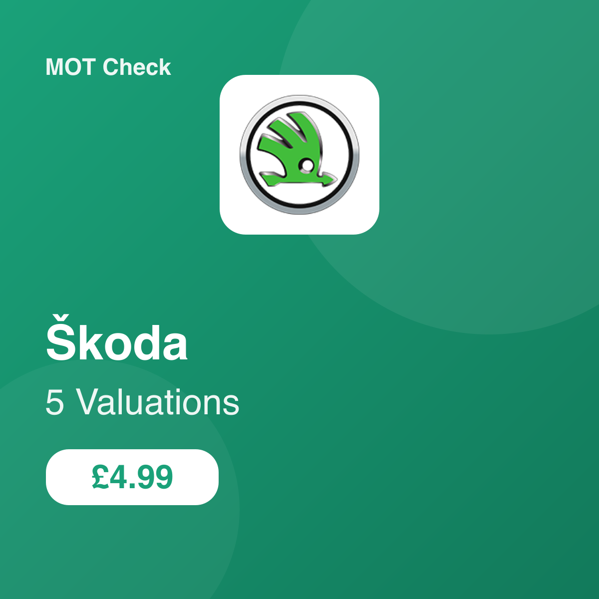 5 Škoda Valuation
