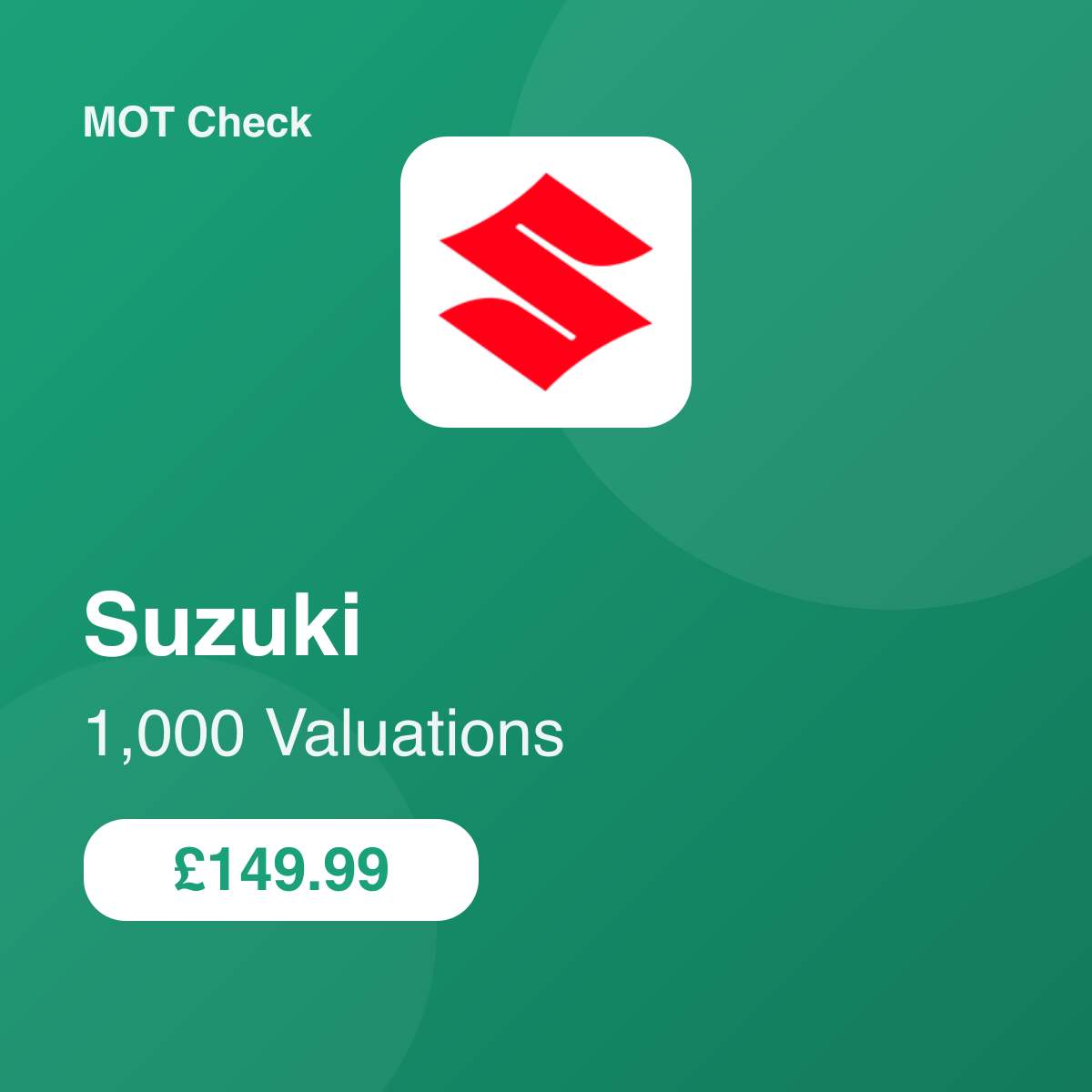 1000 Suzuki Valuations