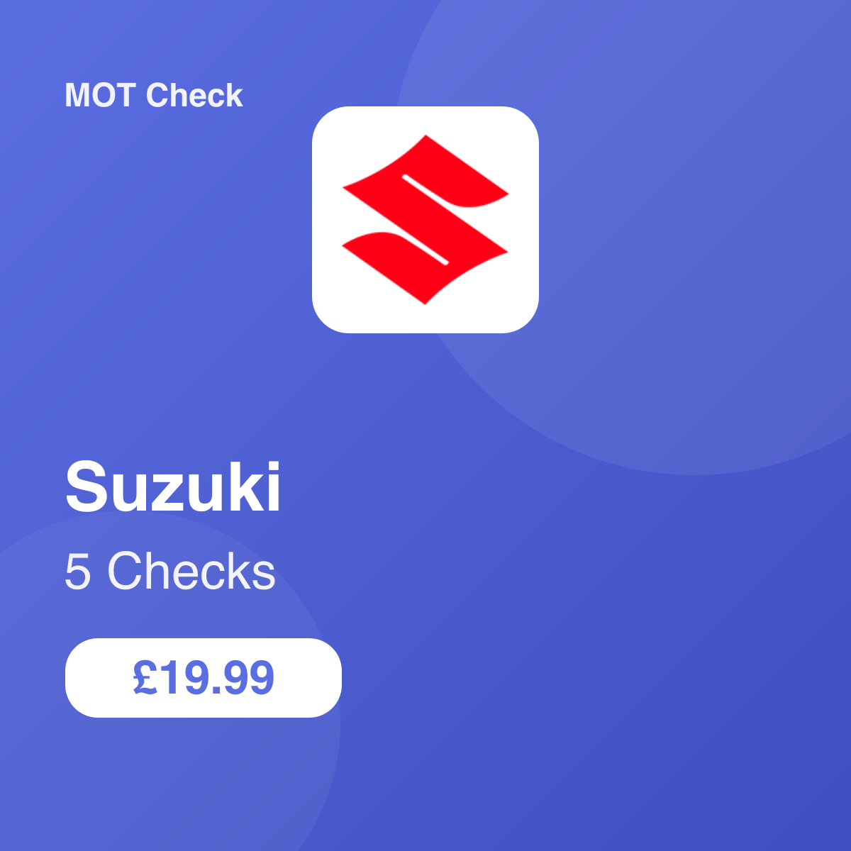 5 Suzuki Checks