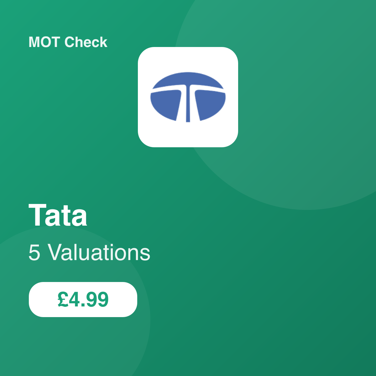 5 Tata Valuation