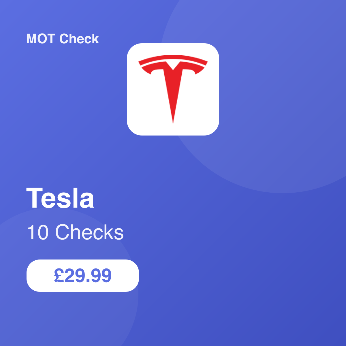 10 Tesla Checks